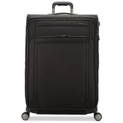 Samsonite - Lineate DLX Large 32" Expandable Spinner Suitcase - Black - Front_Zoom