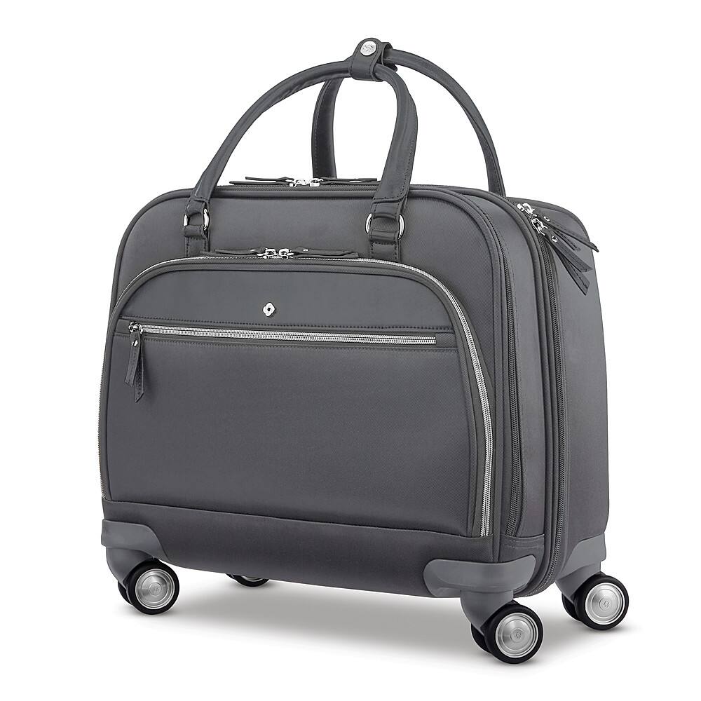 Samsonite - Mobile Solution 17" Spinner Mobile Office Bag - Silver Shadow - Front_Zoom