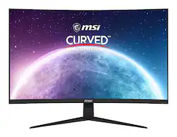 MSI - G321CU 32" Curved 4K UHD 144Hz 1ms FreeSync with HDR Gaming Monitor(DisplayPort,Type-C, HDMI) - Black - Front_Zoom