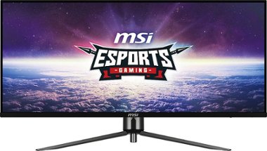 MSI - MAG401QR 40" IPS LCD Ultrawide QHD FreeSync Premium Gaming Monitor(DisplayPort, HDMI,USB, Type C) - Black - Front_Zoom