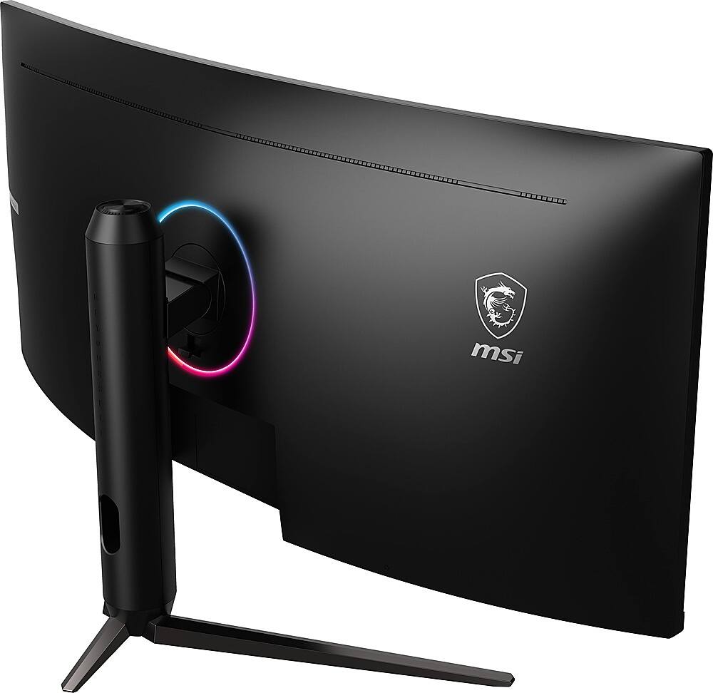 Alt View 11. MSI - OPTIXMAG342CQR 34" LED Curved Ultrawide QHD FreeSync Gaming Monitor(DisplayPort, HDMI) - Black.