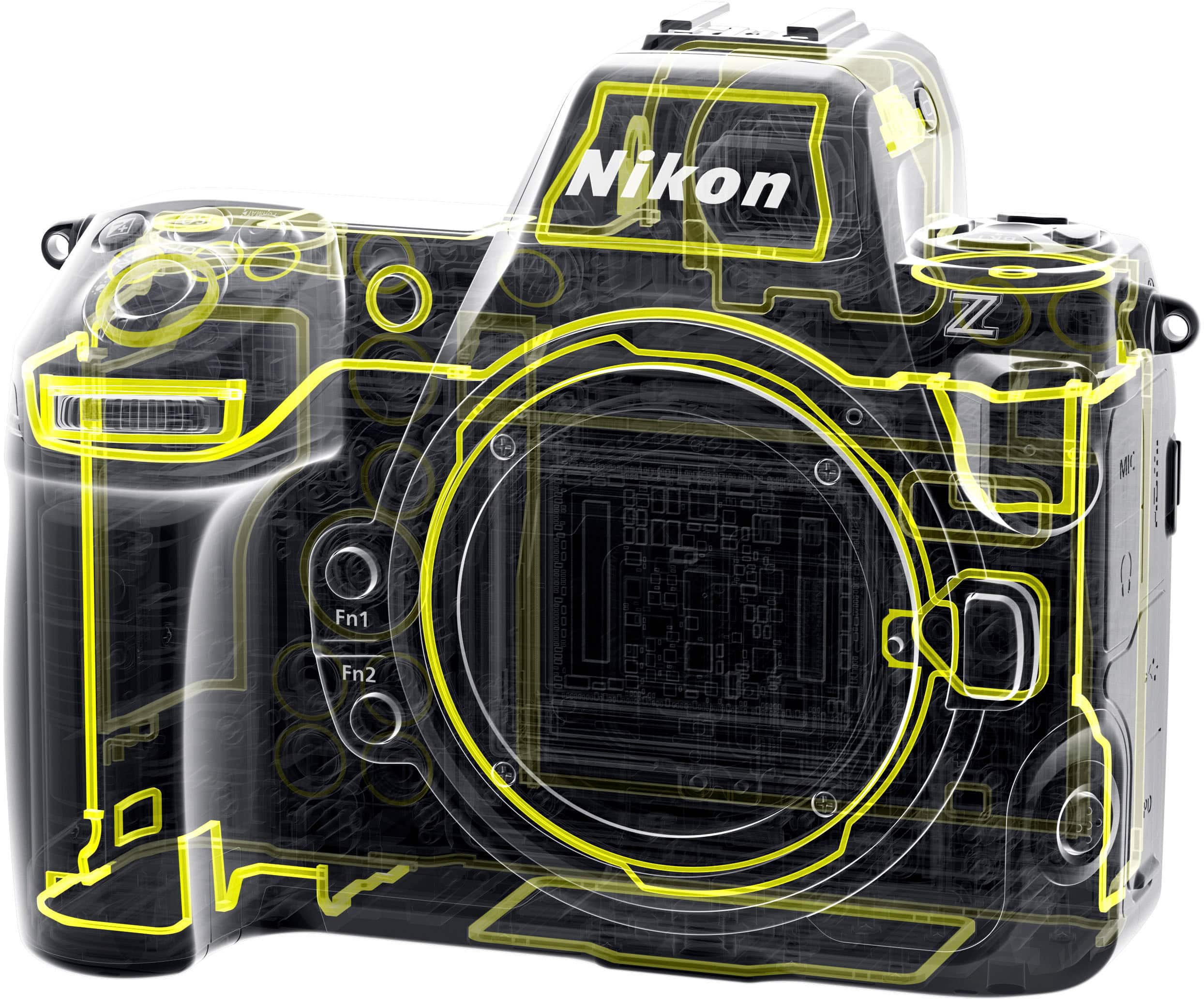 Alt View 11. Nikon - Z 8 8K Video Mirrorless Camera (Body Only) - Black.