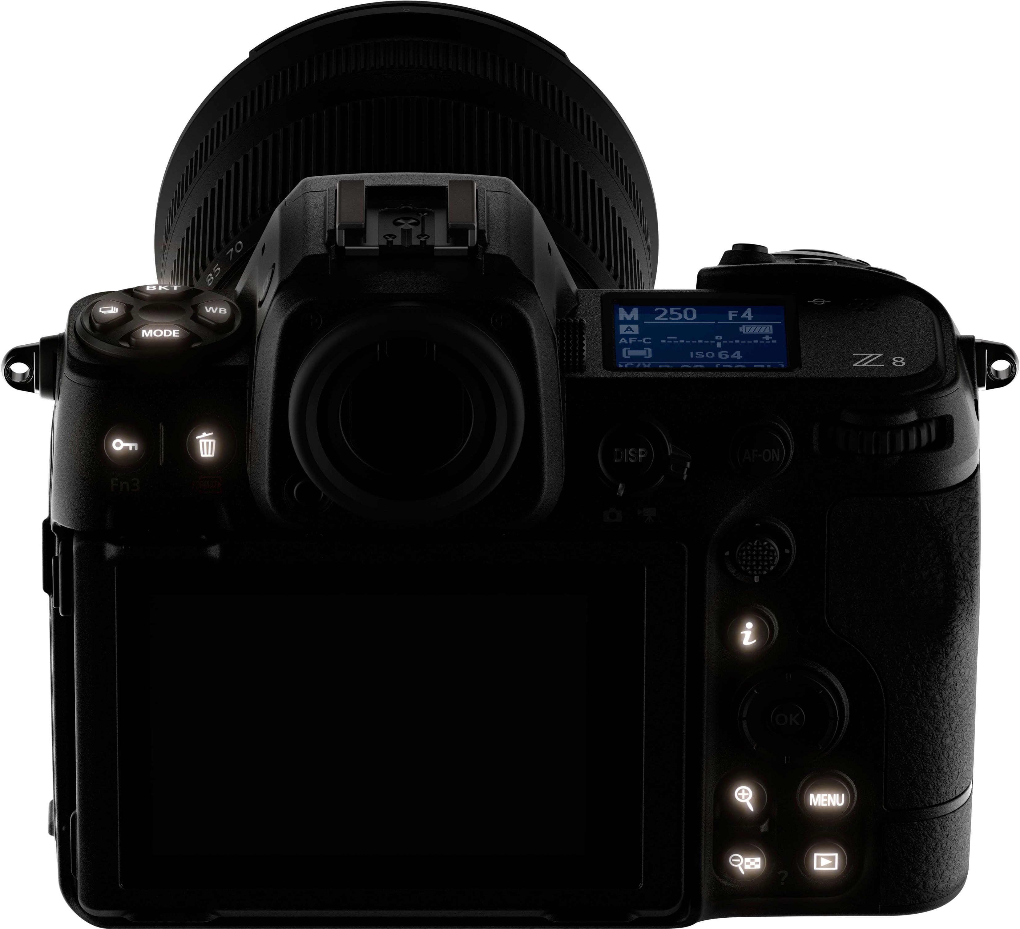 Alt View 12. Nikon - Z 8 8K Video Mirrorless Camera (Body Only) - Black.