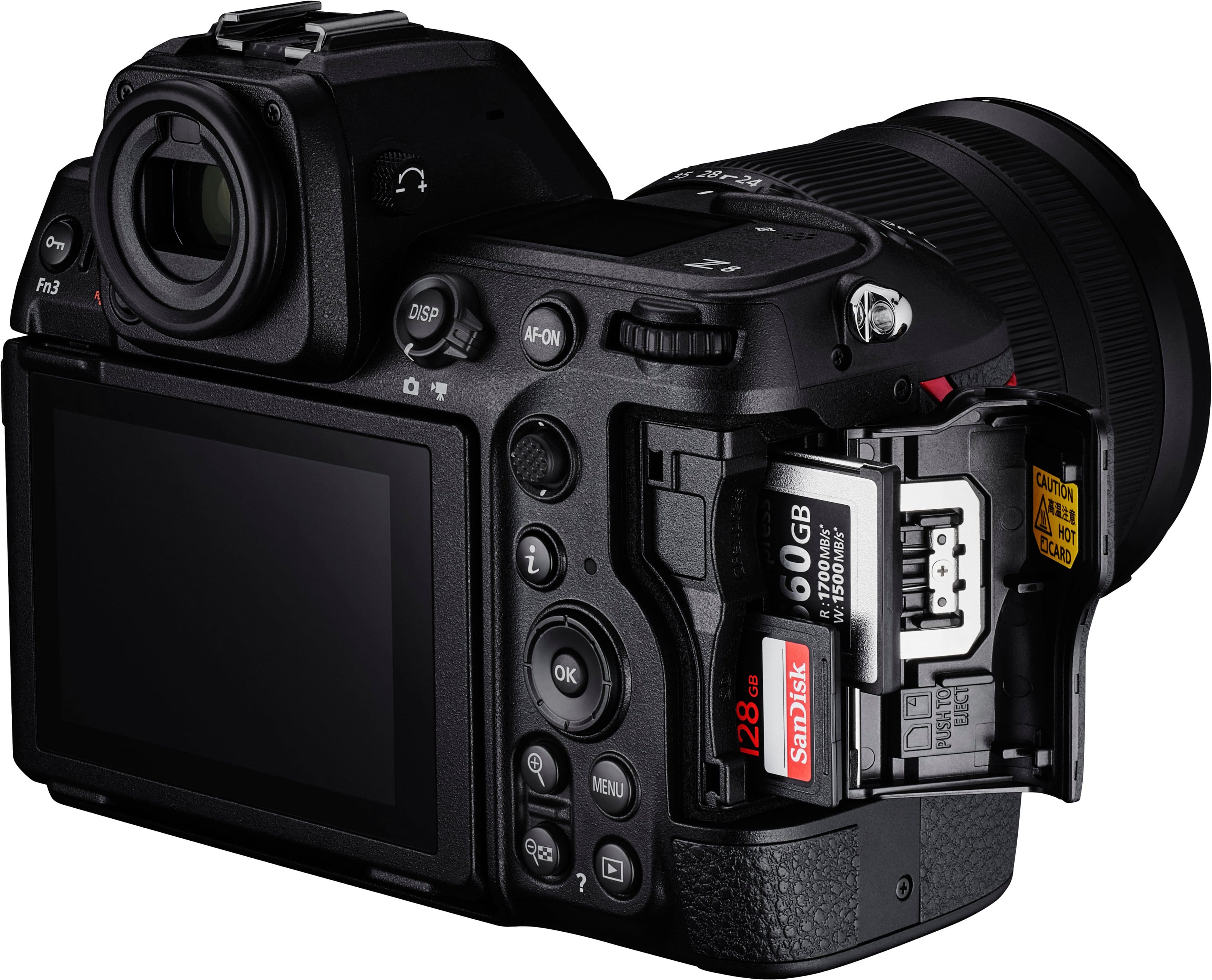 Alt View 1. Nikon - Z 8 8K Video Mirrorless Camera Body w/ NIKKOR Z 24-120mm f/4 S lens - Black.