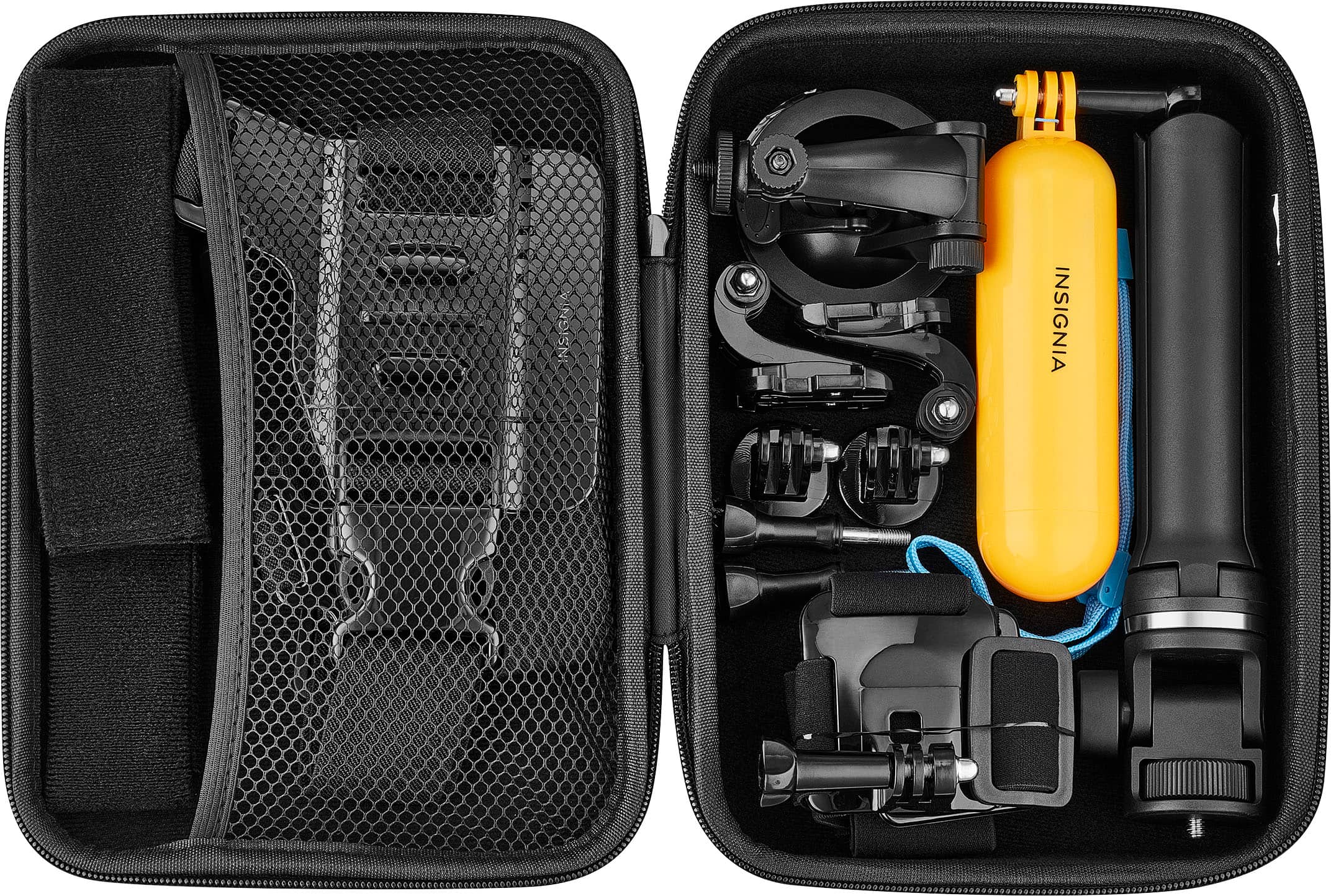 Alt View 17. Insignia™ - 12-Piece GoPro Accessory Kit for Most GoPro Cameras - Black.