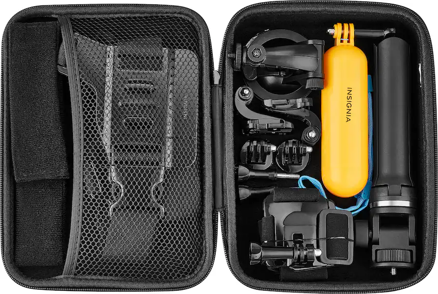 Insignia™ 12 Piece GoPro Accessory Kit for Most GoPro Cameras NS-GPK23 ...