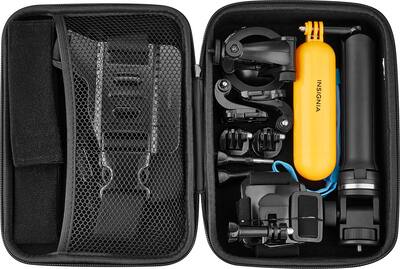 Insignia™ 12 Piece GoPro Accessory Kit for Most GoPro Cameras NS Insignia™ 12 Piece GoPro Accessory Kit for Most GoPro Cameras NS