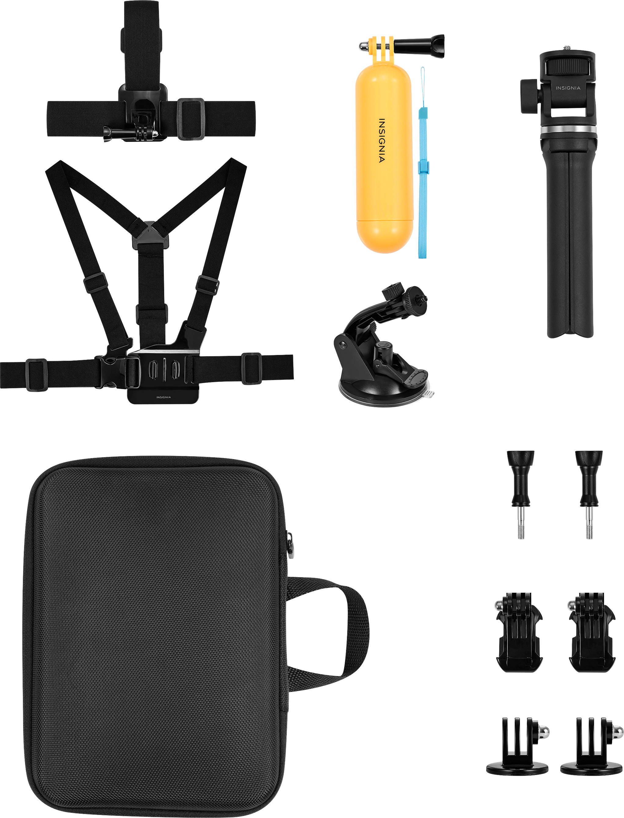 Insignia™ 12-Piece GoPro Accessory Kit for Most GoPro Cameras NS