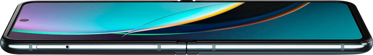 Alt View 14. Motorola - razr+ 2023 256GB (Unlocked) - Glacier Blue.