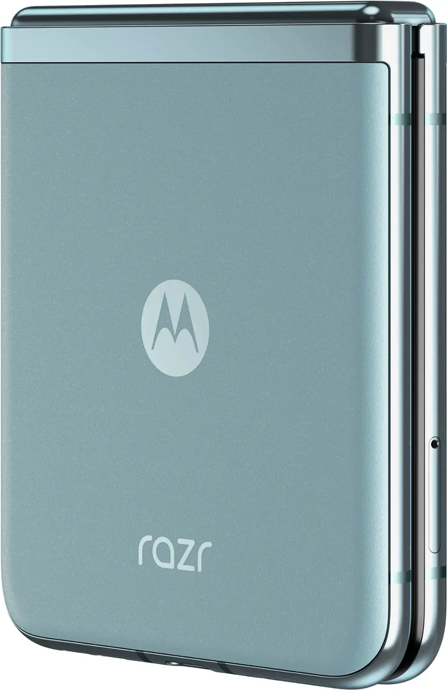 Alt View 20. Motorola - razr+ 2023 256GB (Unlocked) - Glacier Blue.