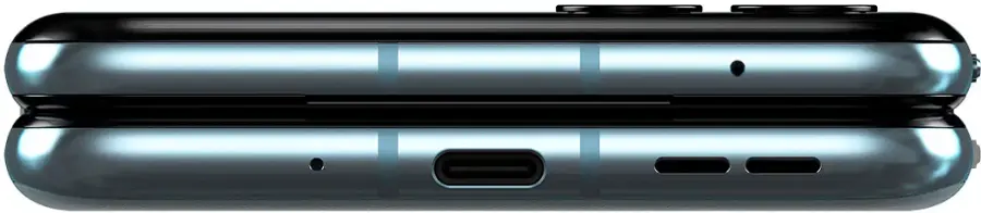 Alt View 25. Motorola - razr+ 2023 256GB (Unlocked) - Glacier Blue.