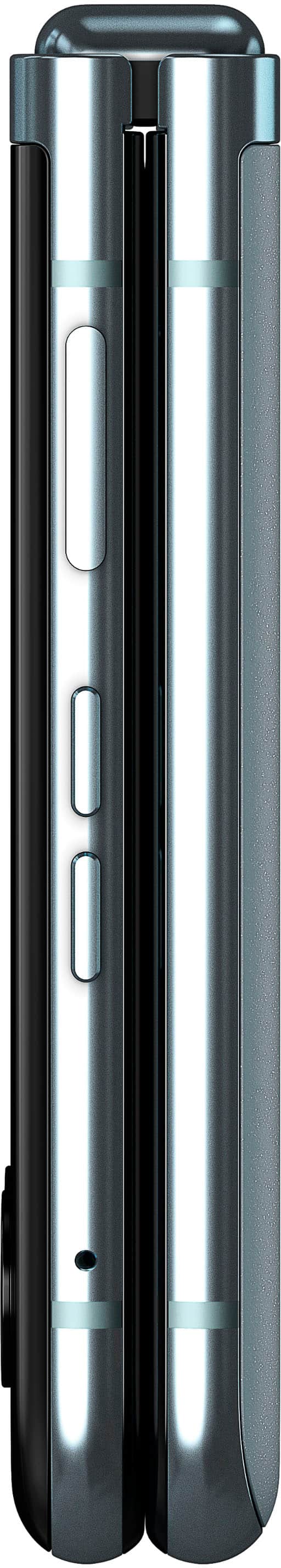 Alt View 31. Motorola - razr+ 2023 256GB (Unlocked) - Glacier Blue.