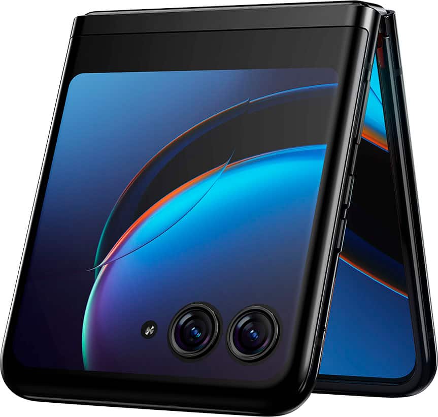 Alt View 27. Motorola - razr+ 2023 256GB (Unlocked) - Infinite Black.