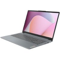 Lenovo - IdeaPad Slim 3 15AMN8 15.6" Laptop - AMD Ryzen 3 with 8GB Memory - 256 GB SSD - Arctic Gray - Alt_View_Zoom_17