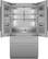 Angle. Thermador - Freedom Collection 23.9 Cu. Ft. French Door Built-in Smart Refrigerator with Masterpiece Series Handles - Stainless Steel.