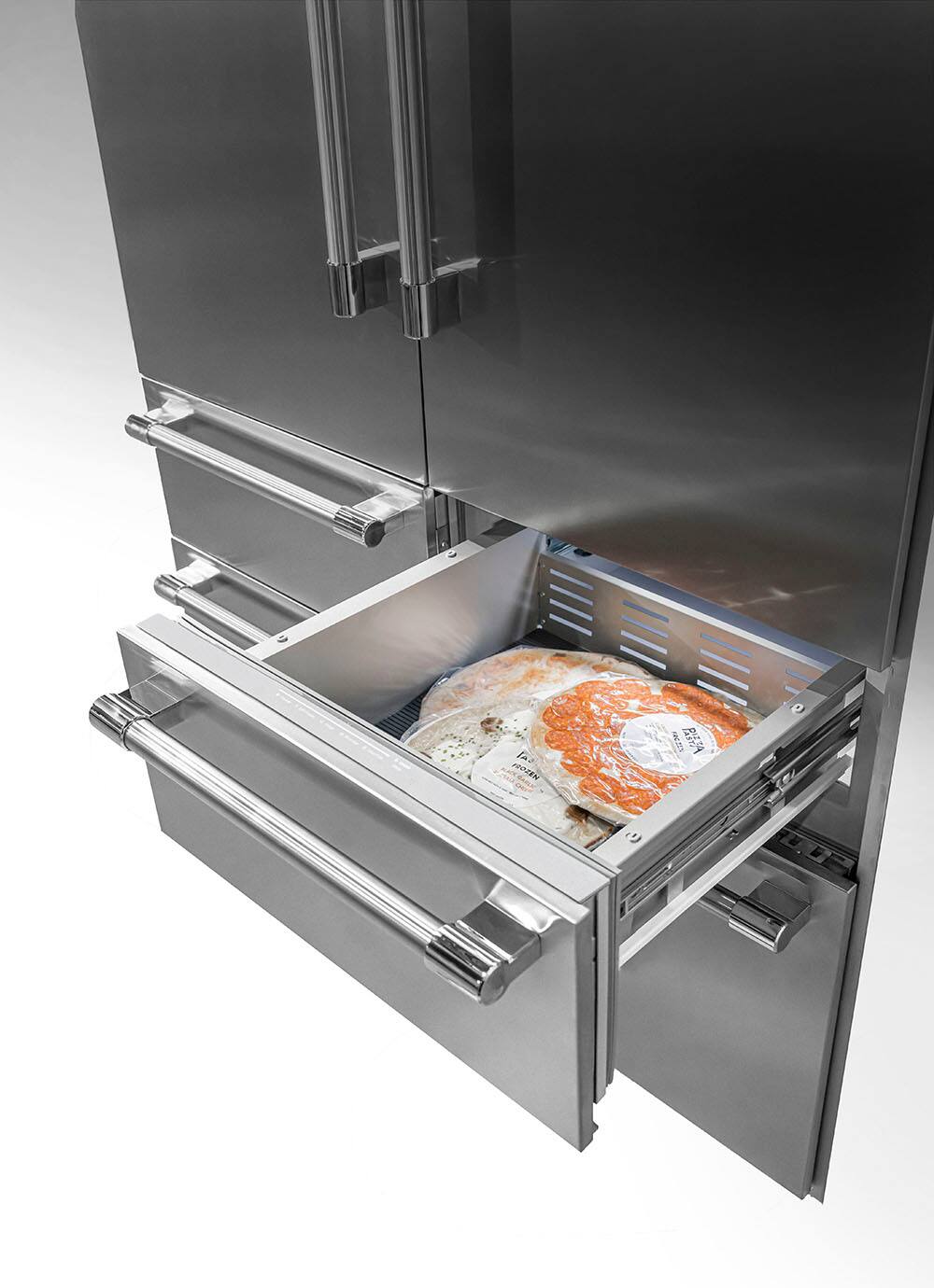 Alt View 23. Thermador - Freedom Collection 27.7 Cu. Ft. French Door Built-in Smart Refrigerator with Professional Series Handles - Stainless Steel.