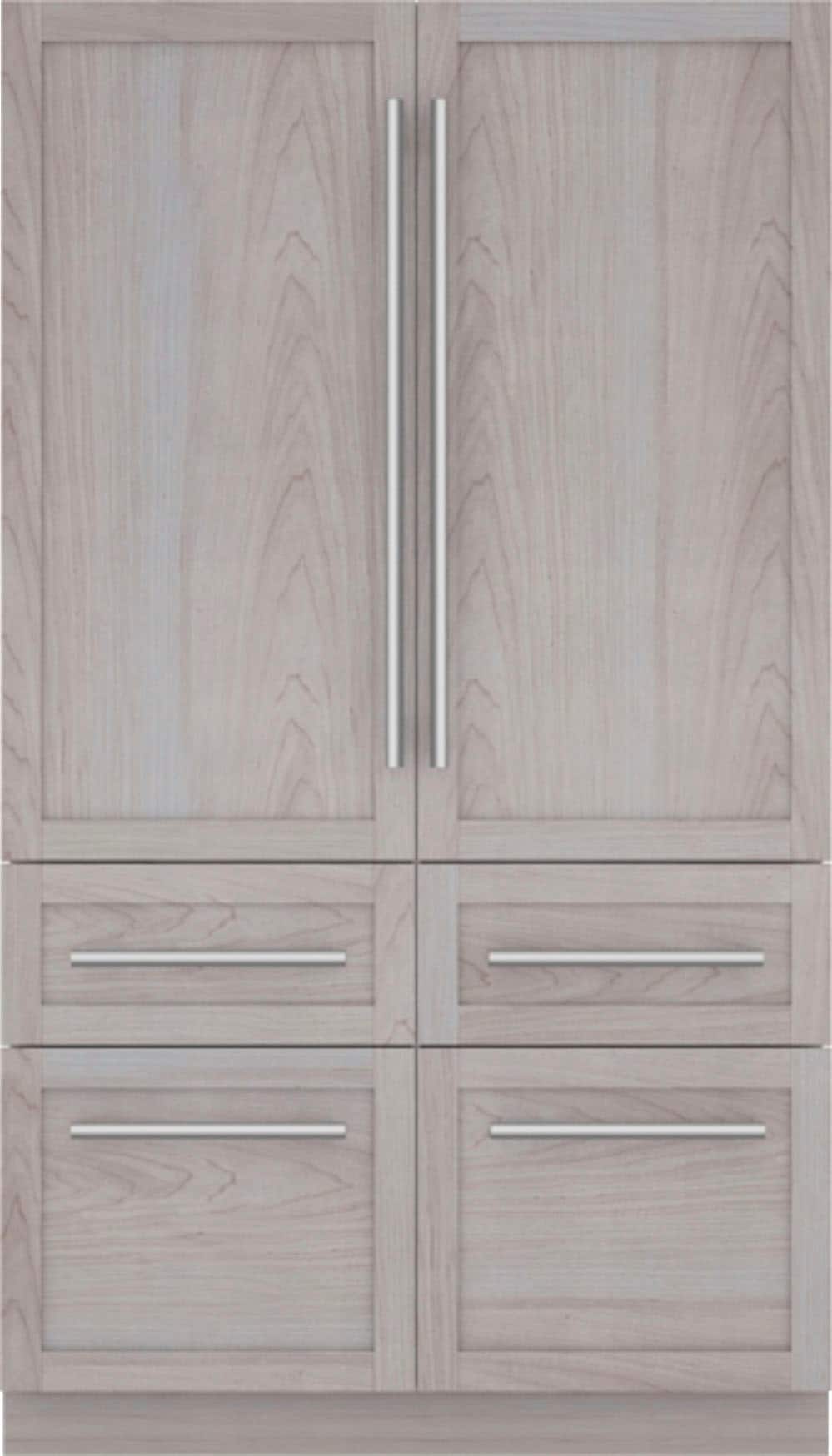 Thermador - Freedom Collection 26.8 Cu. Ft. French Door Built-in Smart Refrigerator with Internal Water Dispenser - Custom Panel Ready - Front_Zoom