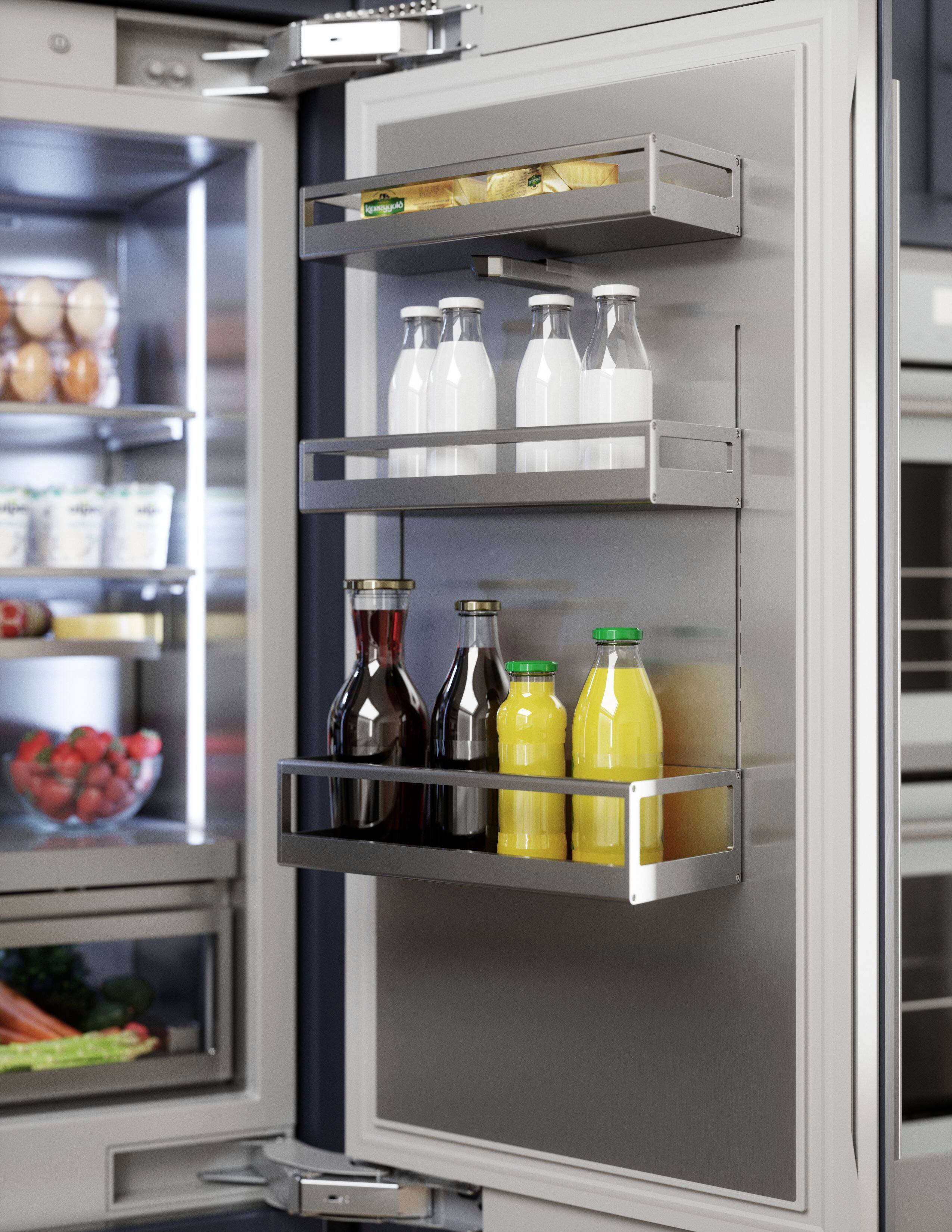 Alt View 12. Thermador - Freedom Collection 27.7 Cu. Ft. French Door Built-in Smart Refrigerator with Internal Water Dispenser - Panel-ready.