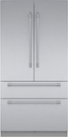 Thermador - Freedom Collection 23.9 Cu. Ft. French Door Built-in Smart Refrigerator with Professional Series Handles - Stainless Steel - Front_Zoom