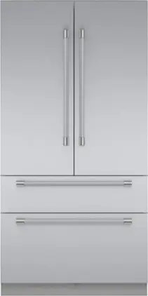 Thermador - Freedom Collection 23.1 Cu. Ft. French Door Built-in Smart Refrigerator with Professional Series Handles - Stainless Steel