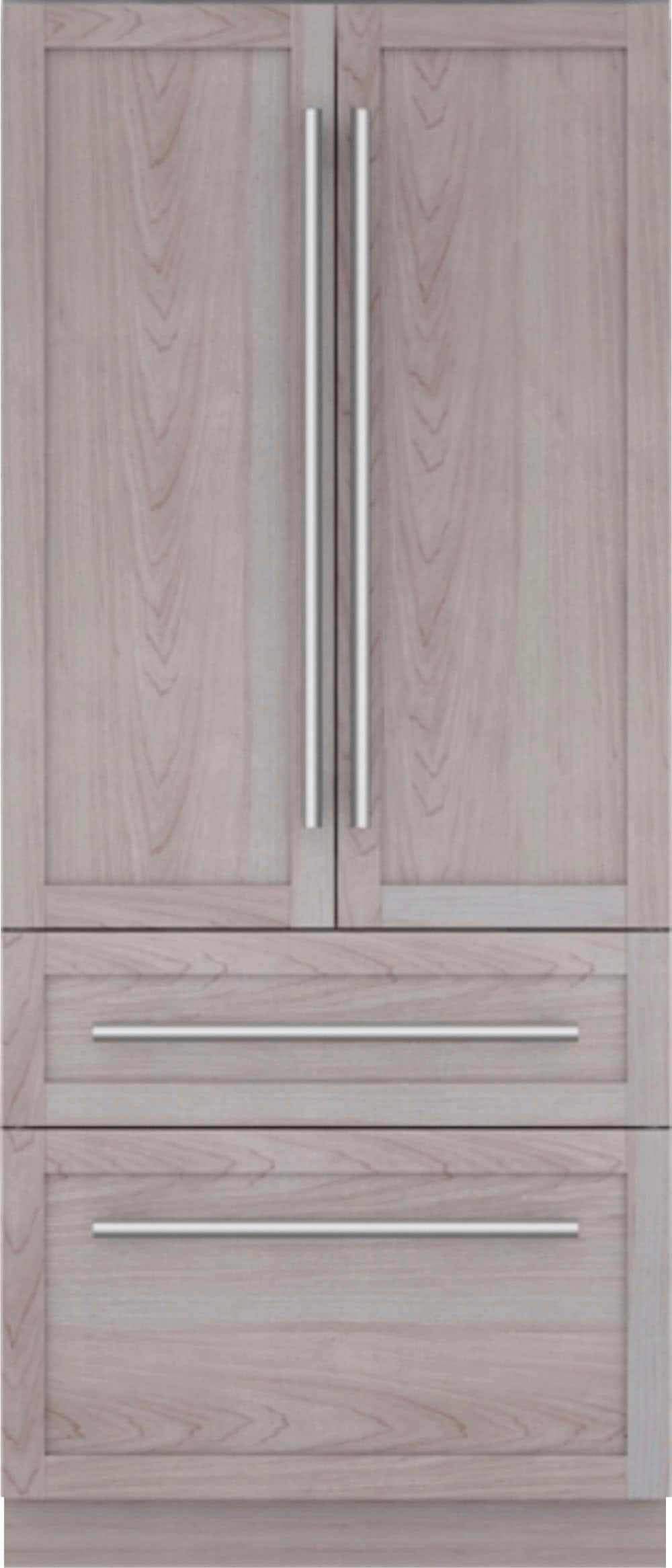 Thermador - Freedom Collection 18.8 Cu. Ft. French Door Built-in Smart Refrigerator with Internal Water Dispenser - Custom Panel Ready - Front_Zoom