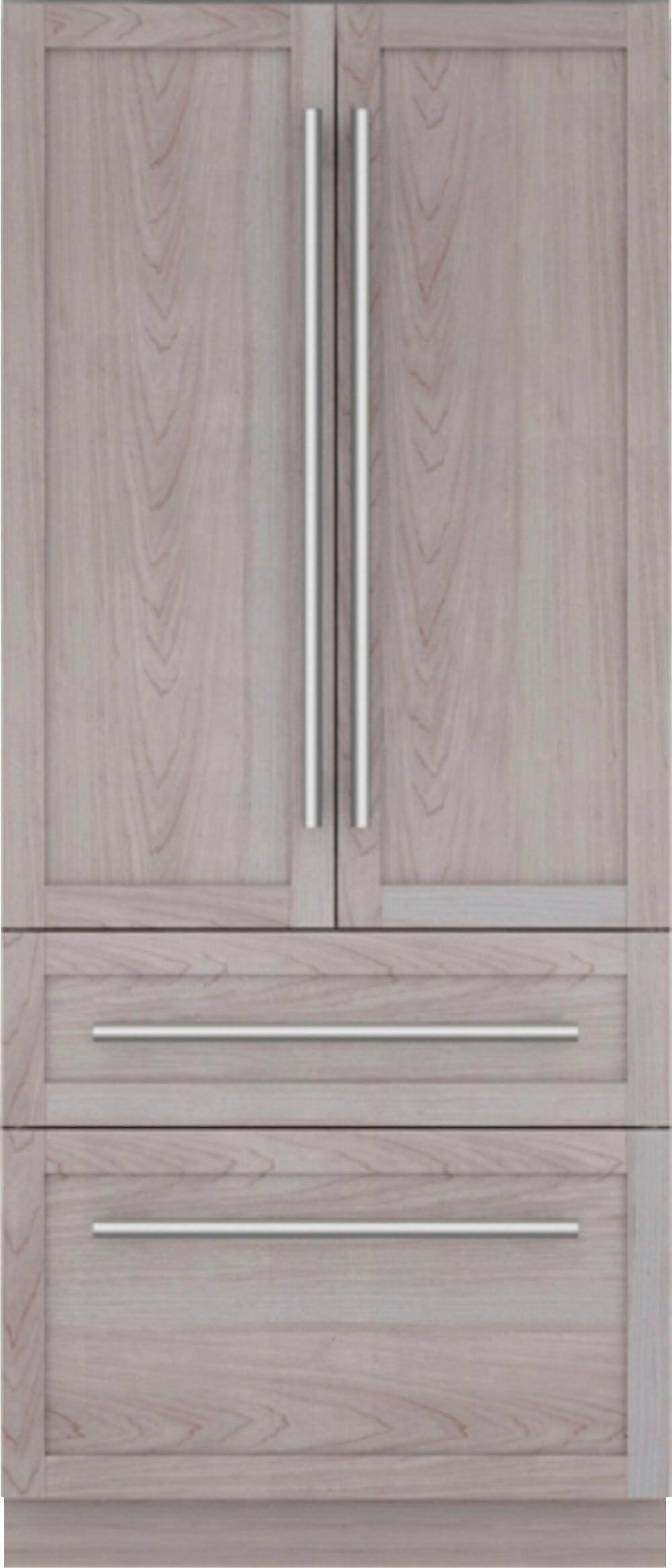 Front. Thermador - Freedom Collection 20.1 Cu. Ft. French Door Built-in Smart Refrigerator with Internal Water Dispenser - Panel-ready.