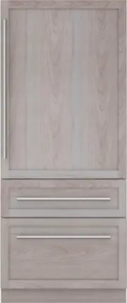 Front. Thermador - Freedom Collection 20. 2 Cu. Ft. Bottom Freezer Built-in Smart Refrigerator with Internal Water Dispenser - Panel-ready.