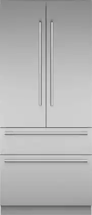Thermador - Freedom Collection 18.8 Cu. Ft. French Door Built-in Smart Refrigerator with Masterpiece Series Handles - Stainless Steel