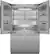 Angle. Thermador - Freedom Collection 27.7 Cu. Ft. French Door Built-in Smart Refrigerator with Masterpiece Series Handles - Stainless Steel.