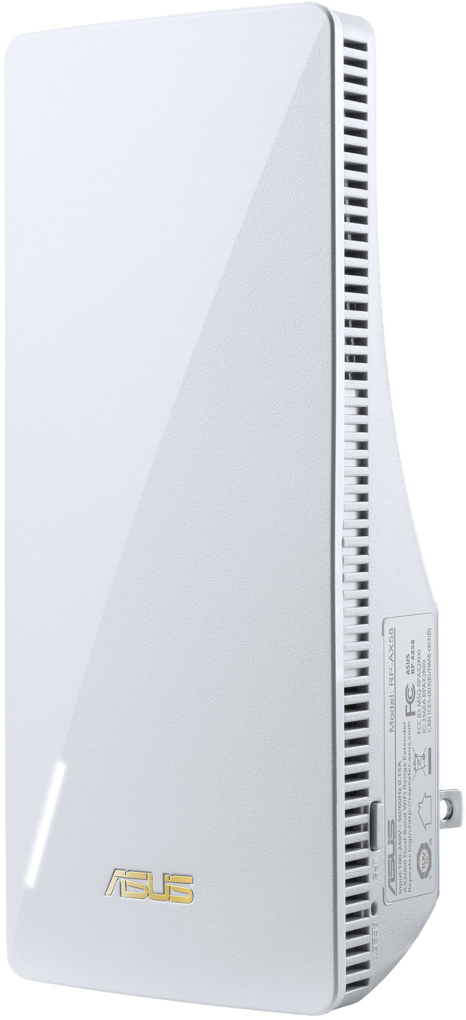 Angle View: ASUS - AX3000 WiFi 6(802.11ax) AiMesh Router - White