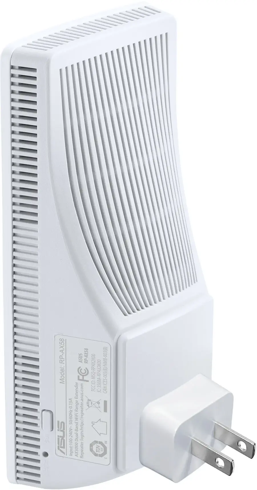Alt View 14. ASUS - AX3000 WiFi 6(802.11ax) AiMesh Router - White.