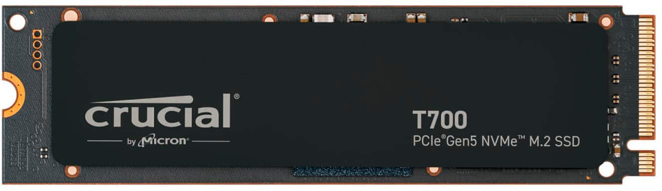 Alt View 11. Crucial - Crucial - T700 1TB Internal SSD PCIe Gen 5x4 NVMe - Black.