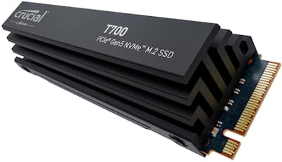 Crucial T700 1TB Internal SSD PCIe Gen 5x4 NVMe with Heatsink Crucial T700 1TB Internal SSD PCIe Gen 5x4 NVMe with Heatsink