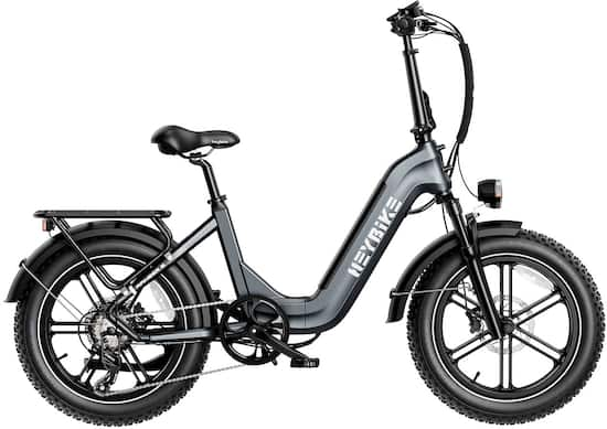 Heybike Ranger S Foldable Ebike w/ 55mi Max Operating Range & 28 mph Max  Speed for Any Terrain Gray HBK-Rans-G - Best Buy