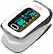 Angle. MOBI - Smart OLED Fingertip Bluetooth Pulse Oximeter - White.