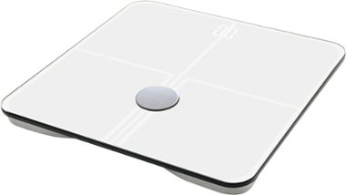 MOBI - Smart Wi-Fi Digital Health Scale With 13 Point Total Body Composition Measurement Tracking App With Analysis - White - Angle_Zoom