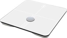 MOBI - Smart Wi-Fi Digital Health Scale With 13 Point Total Body Composition Measurement Tracking App With Analysis - White