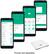 Alt View 11. MOBI - Smart Wi-Fi Digital Health Scale With 13 Point Total Body Composition Measurement Tracking App With Analysis - White.