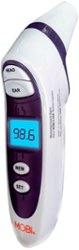 MOBI - DualScan Prime Health Thermometer with Fever Indicator for Ear, Forehead, Room, and Food Temperature Measurements - White - Front_Zoom