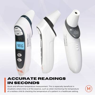 2PCS Classic Glass Thermometer For Adults - Accurate Medical Fever Thermometer, Easy Read Mercury Free