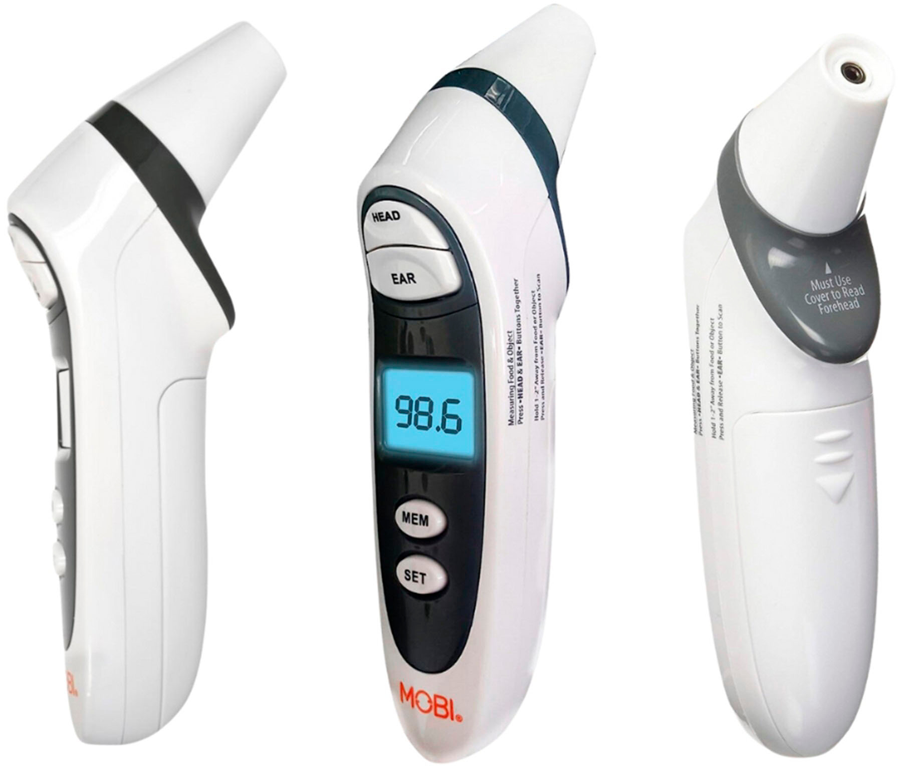 MOBI Home Clinic - DualScan Thermometer, Blood Pressure