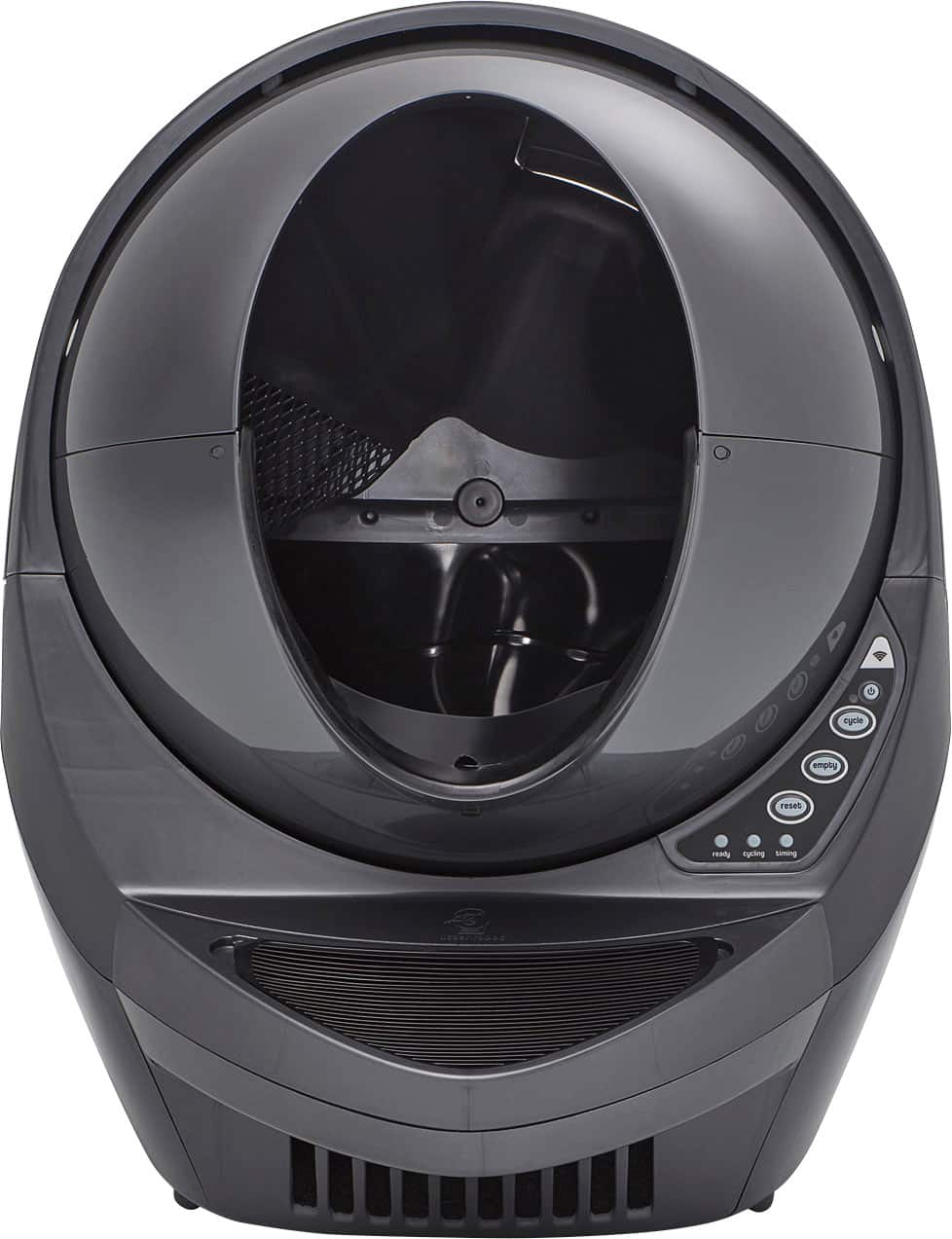 Alt View 11. Whisker - Litter-Robot 3 Connect - Smart Self-Cleaning Litter Box - Grey.