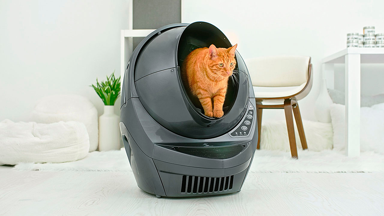 3 Connect Wi-Fi-Enabled Automatic Self-Cleaning Cat Litter Box Grey LR3C-1200 - Buy