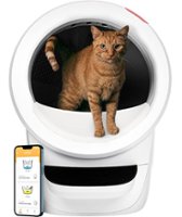 Whisker - Litter-Robot 4 Smart App-Controlled Self-Cleaning Litter Box - White - Front_Zoom