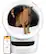 Front. Whisker - Litter-Robot 4 Smart App-Controlled Self-Cleaning Litter Box - White.