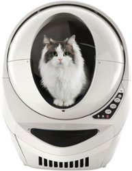 Whisker - Litter-Robot 3 Connect Wi-Fi-Enabled Covered Automatic Self-Cleaning Cat Litter Box - Beige - Front_Zoom