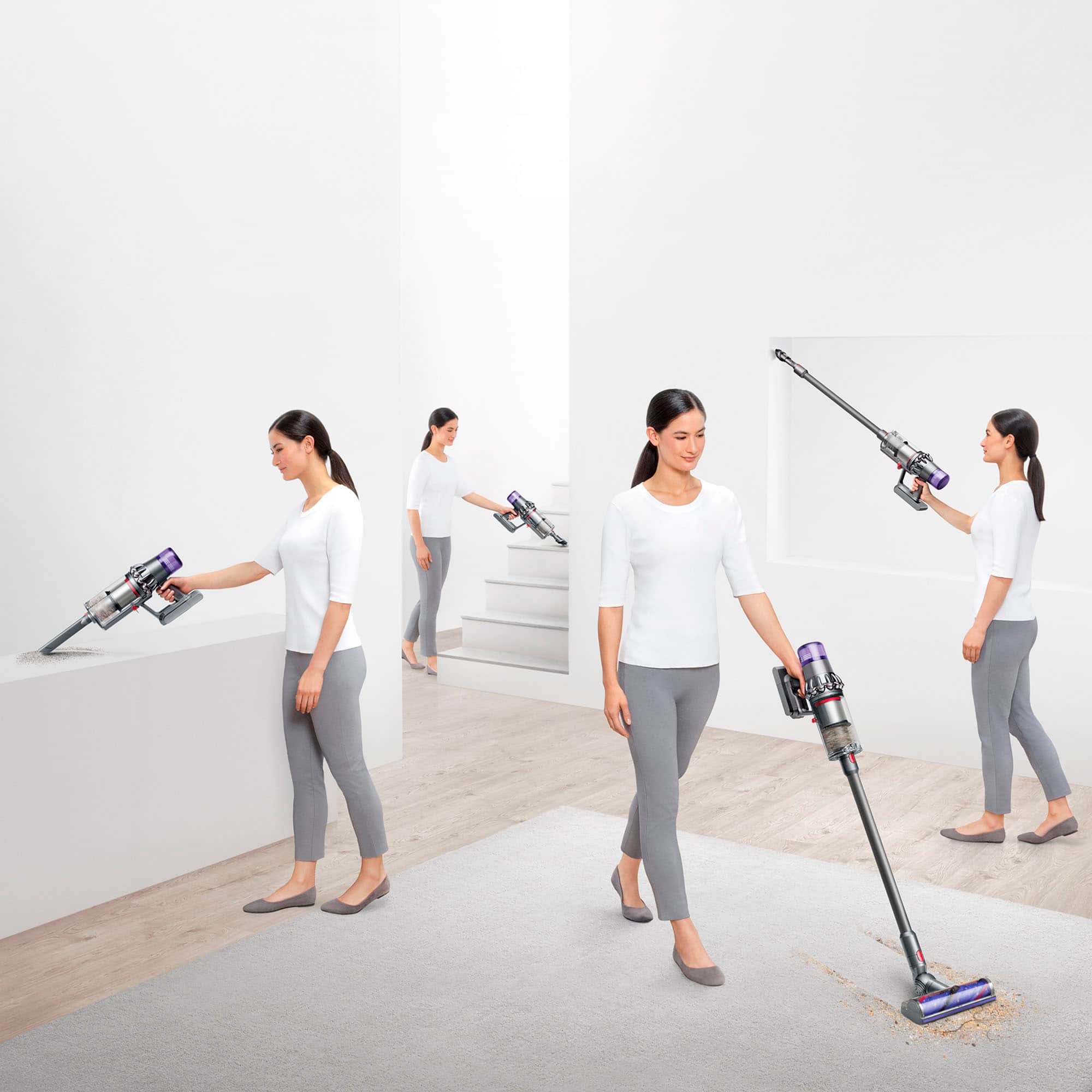 Alt View 11. Dyson - V11 Extra Cordless Vacuum with 12 accessories - Nickel/Iron.