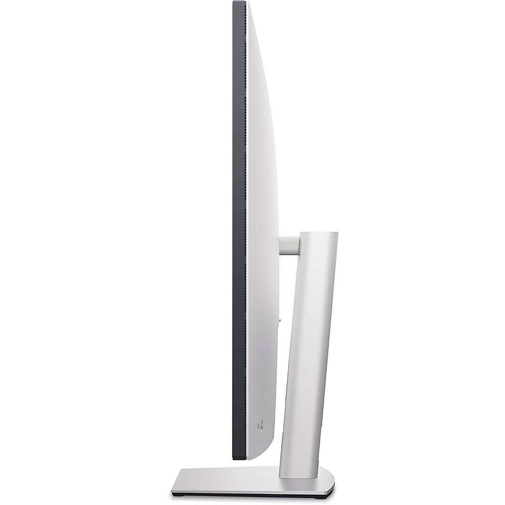 Left. Dell - UltraSharp 42.5" IPS LCD 4K UHD 75Hz Monitor (USB, HDMI) - Silver.
