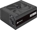 Front. CORSAIR - HXi Series 1000W 80 Plus Platinum Fully-Modular Ultra-Low Noise ATX Power Supply - Black.