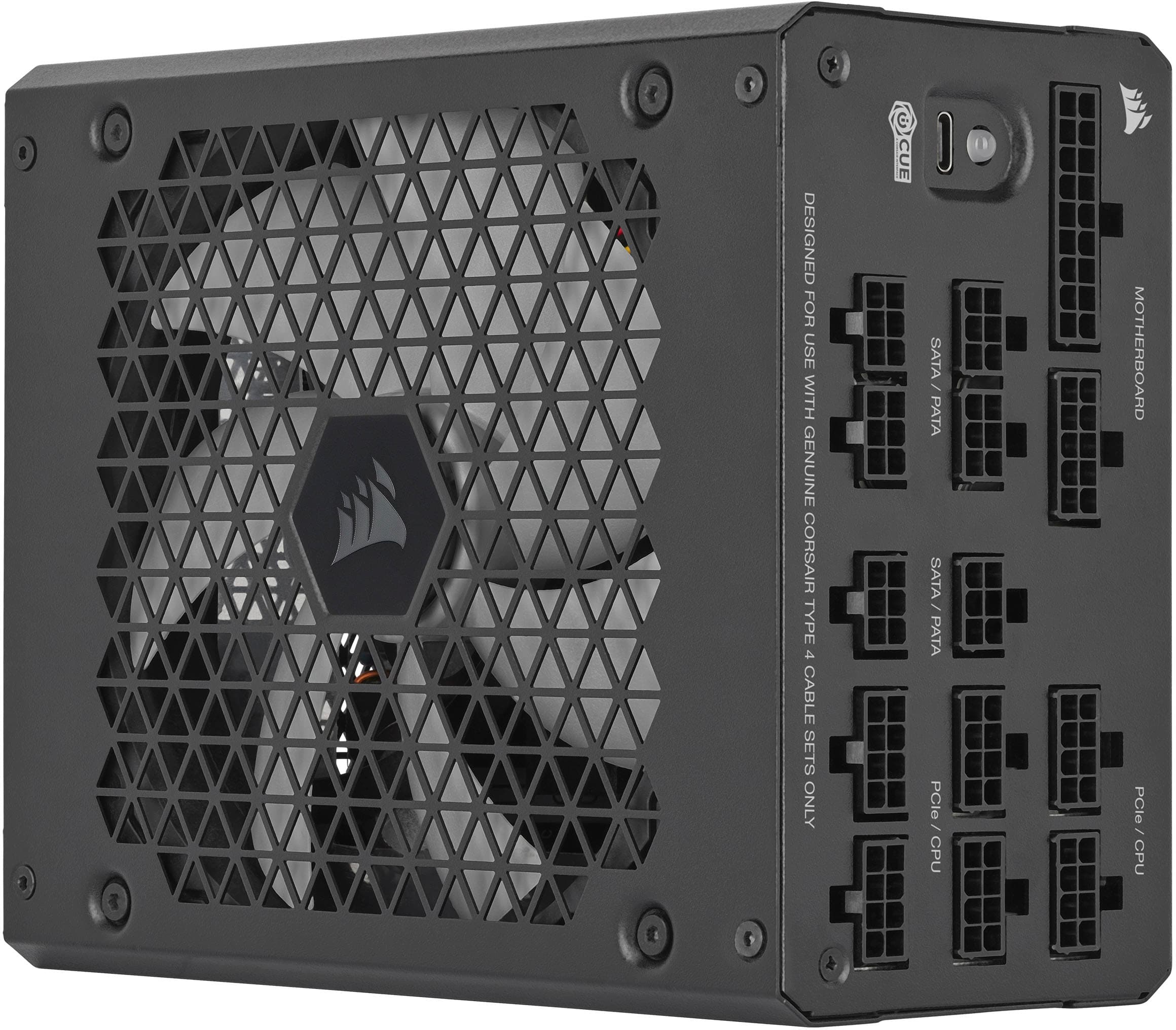 Alt View 11. CORSAIR - HXi Series 1000W 80 Plus Platinum Fully-Modular Ultra-Low Noise ATX Power Supply - Black.